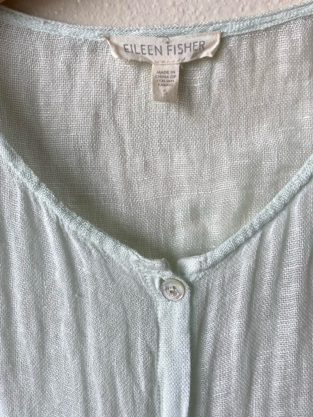 Eileen Fisher 100% Linen Button Down
Ombre Dip Dye Tunic - Picture 5 of 8